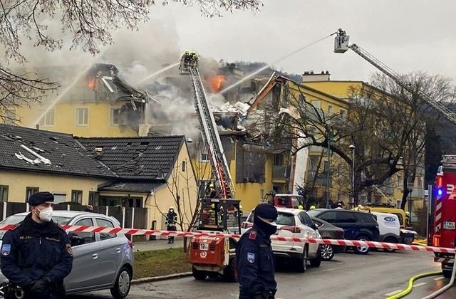 Apartment building near Vienna collapses after explosion