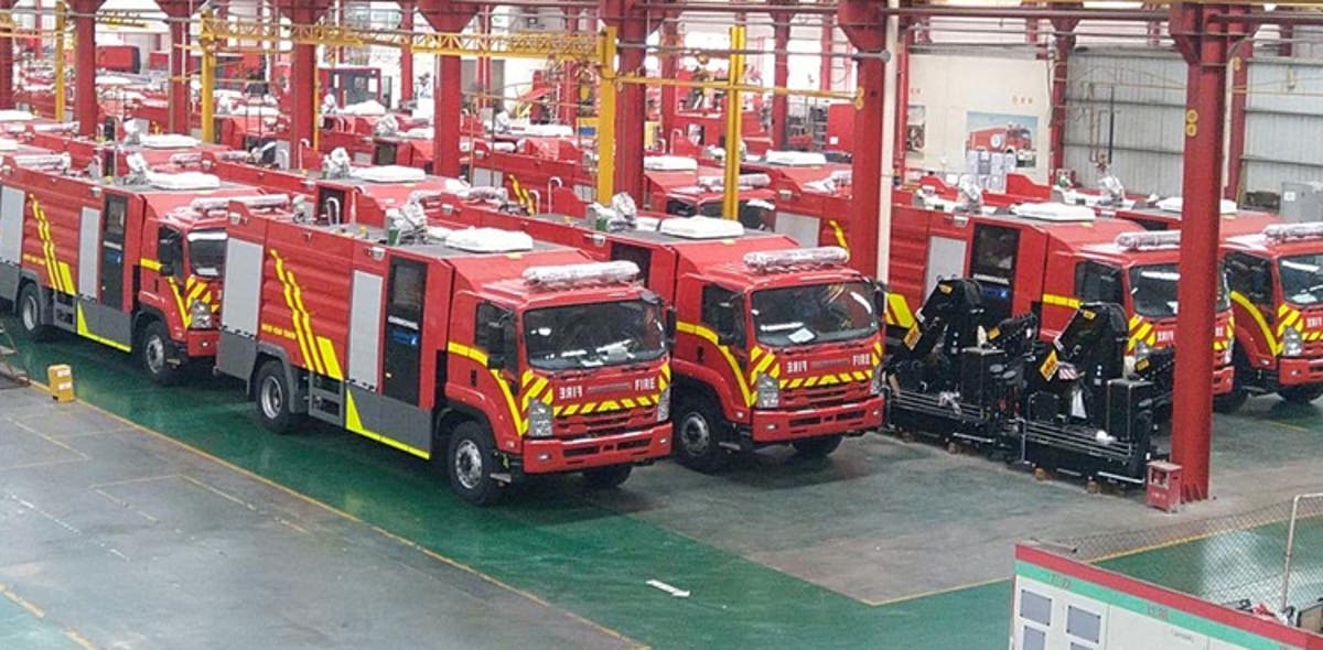 fire-tenders-for-Karachi-50 Fire Engines, Two Bowsers Given To Karachi By Federal Government-rapidnews-rapid-news