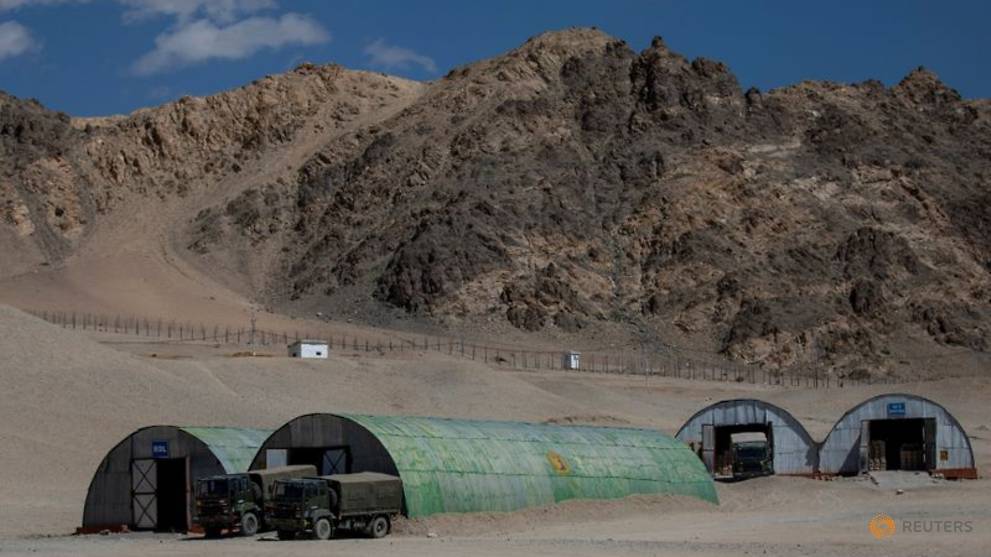 military-trucks-are-parked-outside-the-storage-facilities-at-a-supply-depot-in-Trust-with-China-disturbed-after-border-clash-says-India-foreign-minister-rapid-news-rapidnews