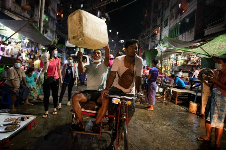 Myanmar generals shut down internet as thousands protest coup