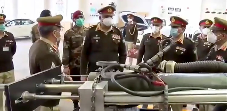 Pakistan Army chief visits logistics installations & workshop in Rawalpindi