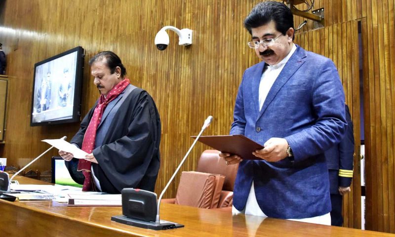 PTI-backed Sadiq Sanjrani becomes Senate chairman for the second time