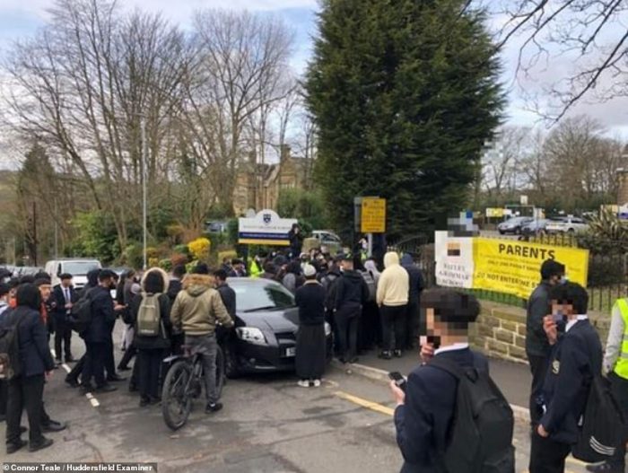 Parents protest at Batley school after caricature of Prophet Muhammad shown in class