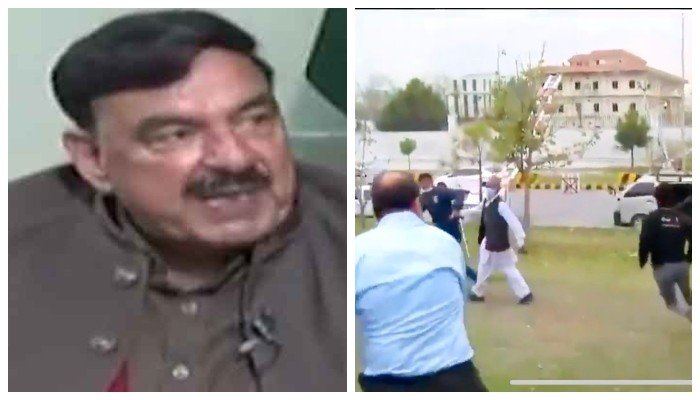 Sheikh Rasheed says will take action against man who allegedly kicked Marriyum Aurangzeb