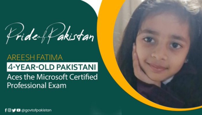 Meet-Areesh-Fatima-Pakistan-youngest-Microsoft-professional-rapidnews-dailyrapid