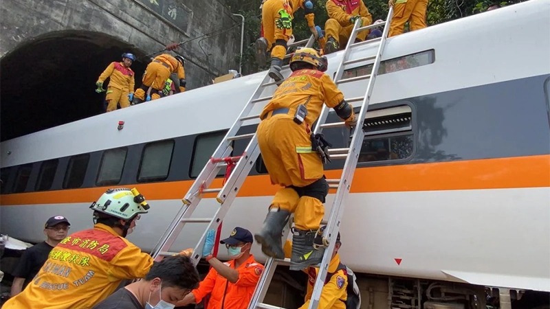 Taiwan train crash: Truck driver ‘forgot to put handbrake on’ before it slipped down hill