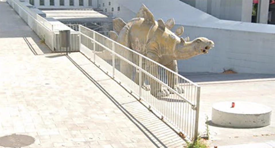 Man dies after getting trapped inside dinosaur statue in Spain