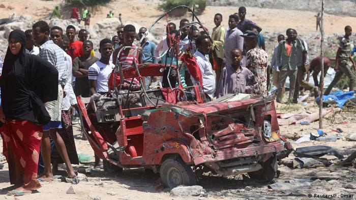 Suicide bomber kills six police officers in Somali capital -police