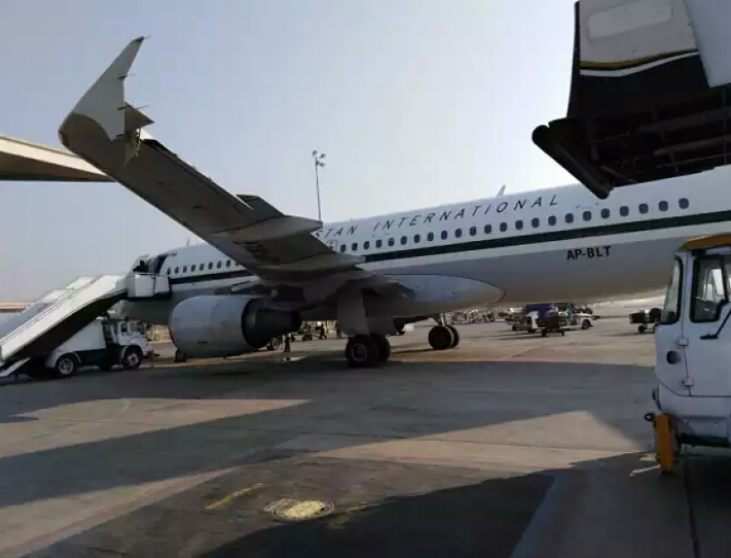 pia-passenger-plane-severely-damaged-after-collision-at-islamabad-airport-Jet-departing-New-Delhi-makes-emergency-landing-at-Islamabad-airport-rapidnews-dailyrapid