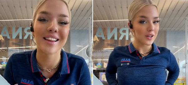 CHECK HER OUT Aldi checkout woman dubbed the ‘hottest supermarket worker’ EVER as shoppers vow never to buy groceries in another store