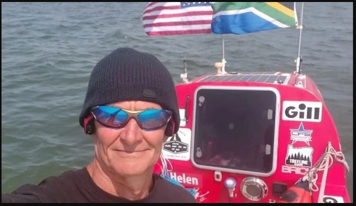 A 61-year-old man is planning to sail from the United States to France.