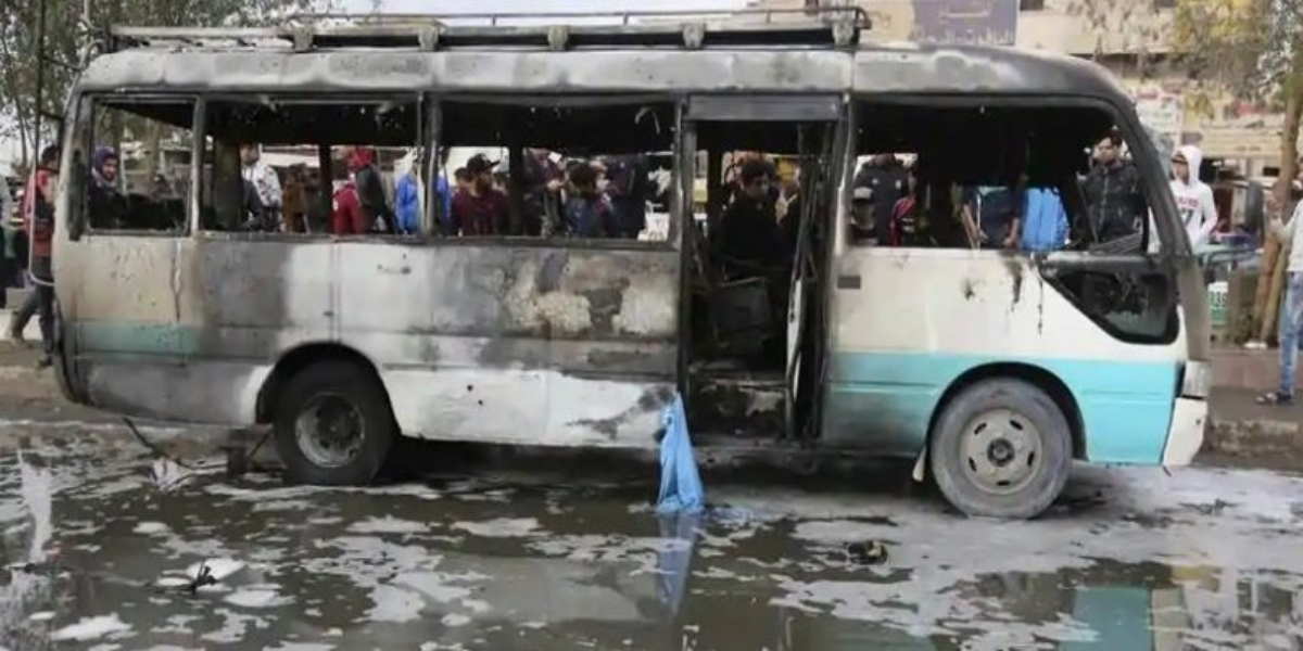 Iraqi teachers were killed in a minibus crash.