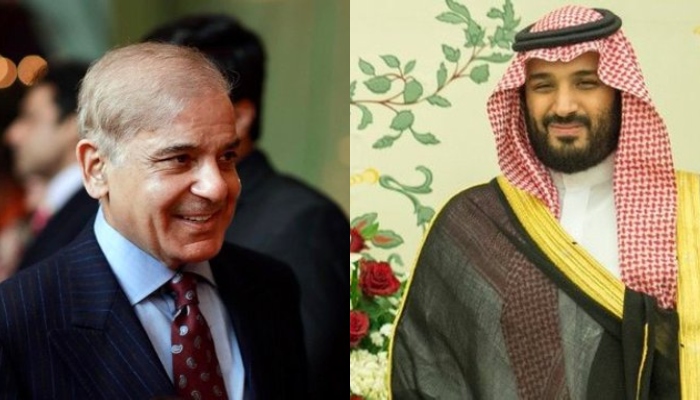 Mohammed bin Salman sends his best wishes to Shehbaz Sharif.