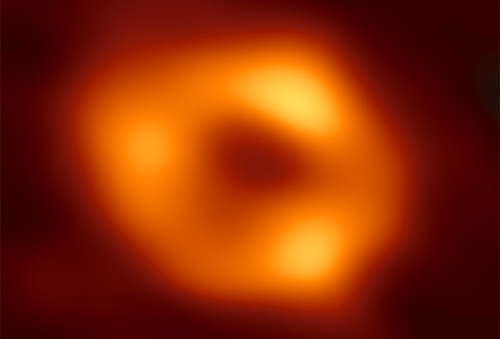 The first image of the Milky Way monster is a black hole.