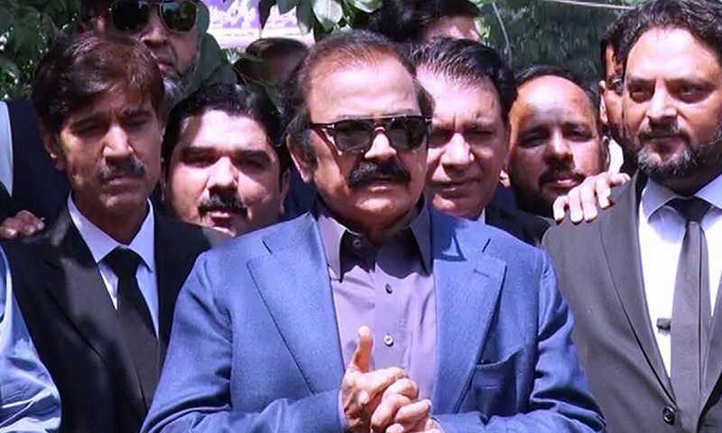 Rana Sanaullah wants assurances that the PTI’s march on Islamabad would be “peaceful.”