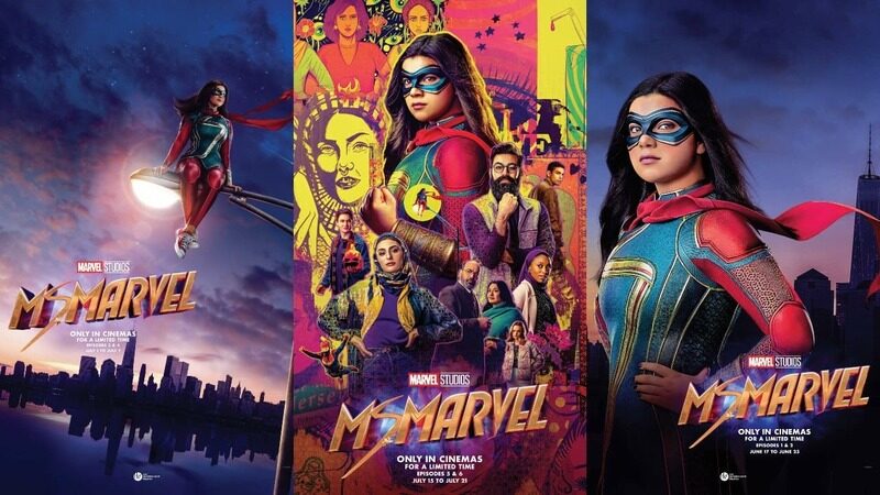 Exclusive posters for Ms. Marvel are finding their way to Pakistani theatres