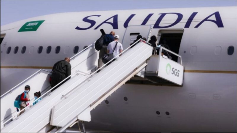 Unsystematic testing of Gulf state flight travellers begins in Saudi Arabia.