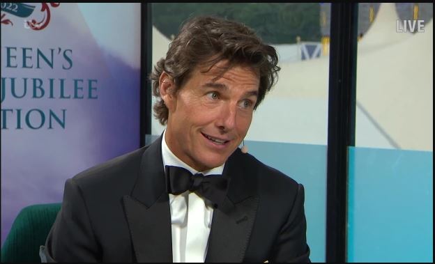 Viewers criticized Tom Cruise for promoting his new picture.