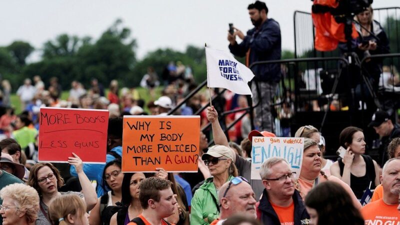 March For Our Lives: Tens of thousands rally for stricter US gun laws
