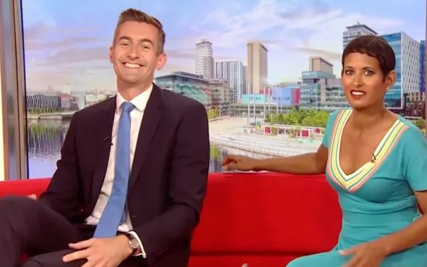 Naga Munchetty slapped co-host Ben Thompson after he suggested she sing live on the show.