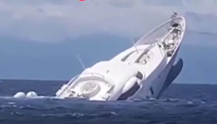 1 dead and 6 missing after luxury Yacht sinks in Italy due to bad weather