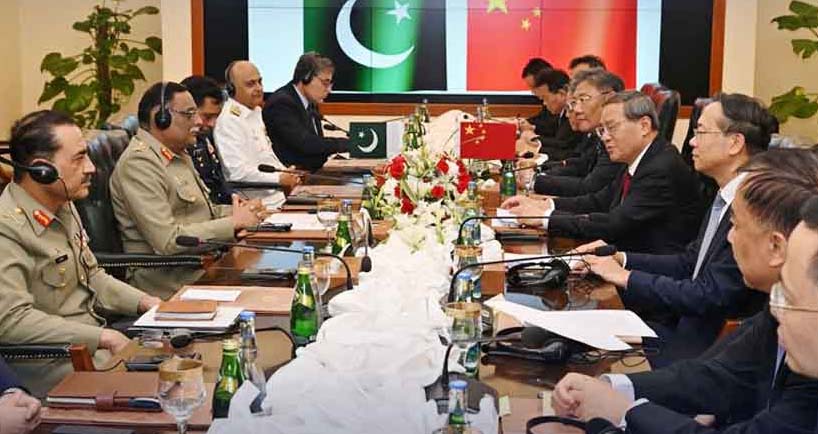 Chinese PM assures Pakistani military of support against terrorism